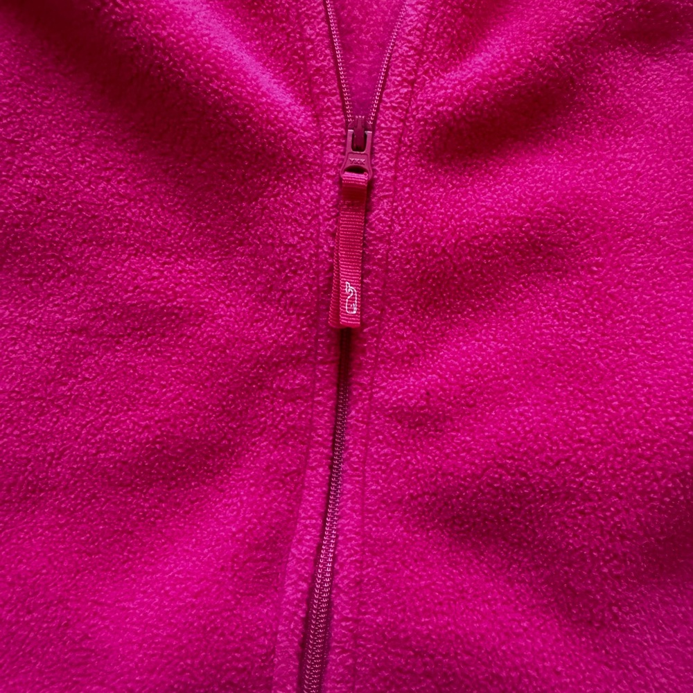 Vineyard Vines Girl’s Large (14) Bright Pink Fleece Vest in VGUC - Picture 4 of 6
